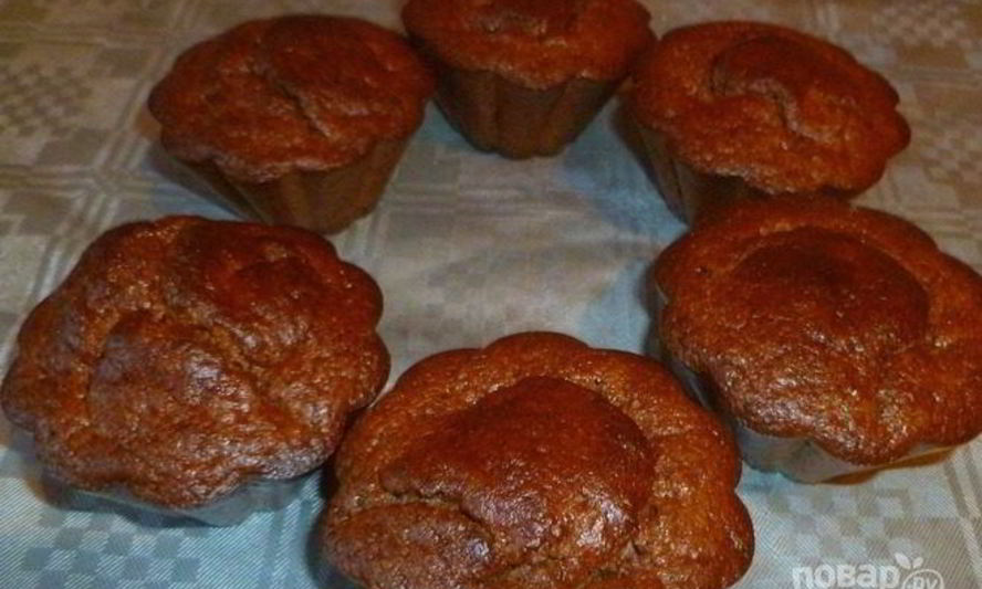 Рецепт диетических шоколадных кексиков