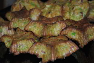 Кабачковые кексы с беконом