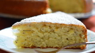 Кекс лимонный с семенами чиа