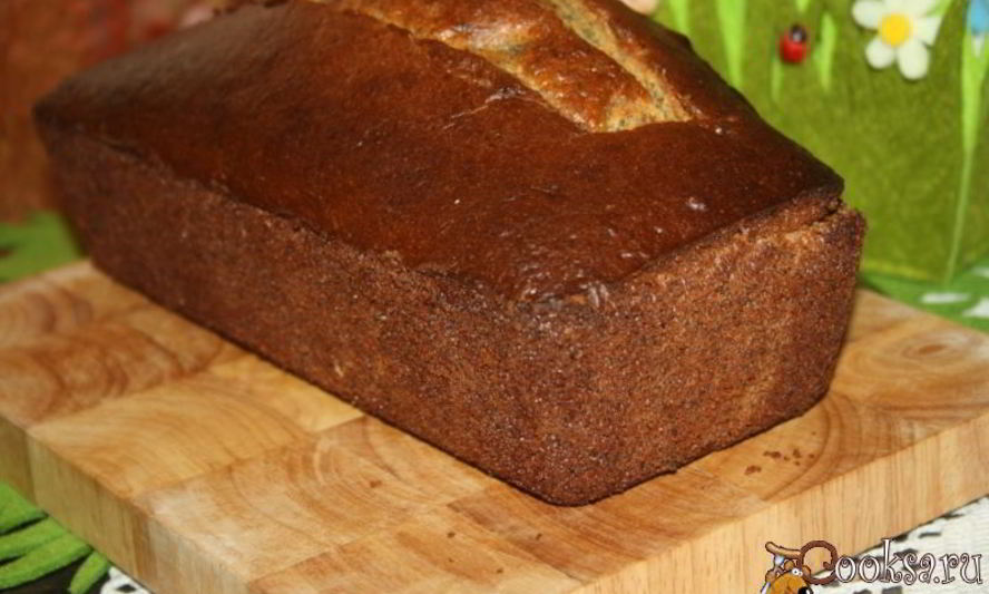 Рецепт кекса на кефире с маком, шафраном и цукатами