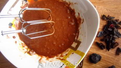 кекс на нутелле с овсяными хлопьями и сухофруктами