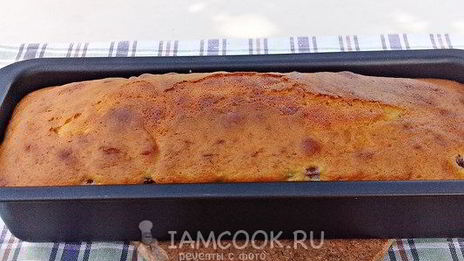 кекс с черной смородиной