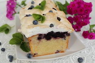 Кекс с голубикой