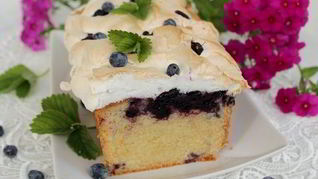 Кекс с голубикой