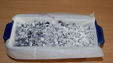 кекс с голубикой