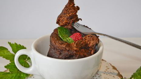 кекс в кружке за 5 минут в микроволновке