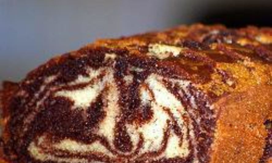 Рецепт кекса зебра