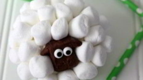 кексы овечка