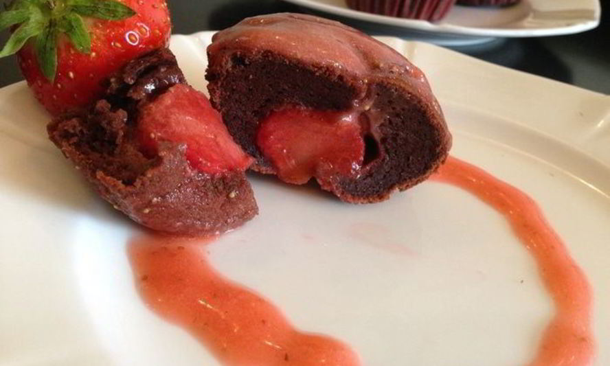 Рецепт кексов с клубникой