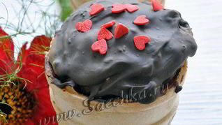 Кексы в вафельных стаканчиках