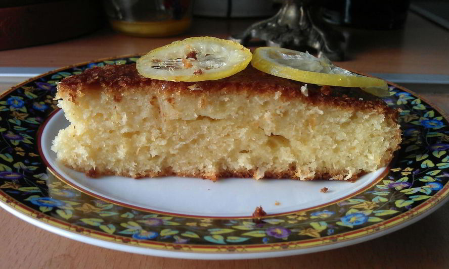 Рецепт кокосового кекса с лимонным сиропом