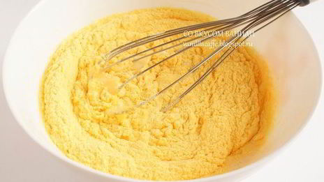 кукурузно-апельсиновый кекс