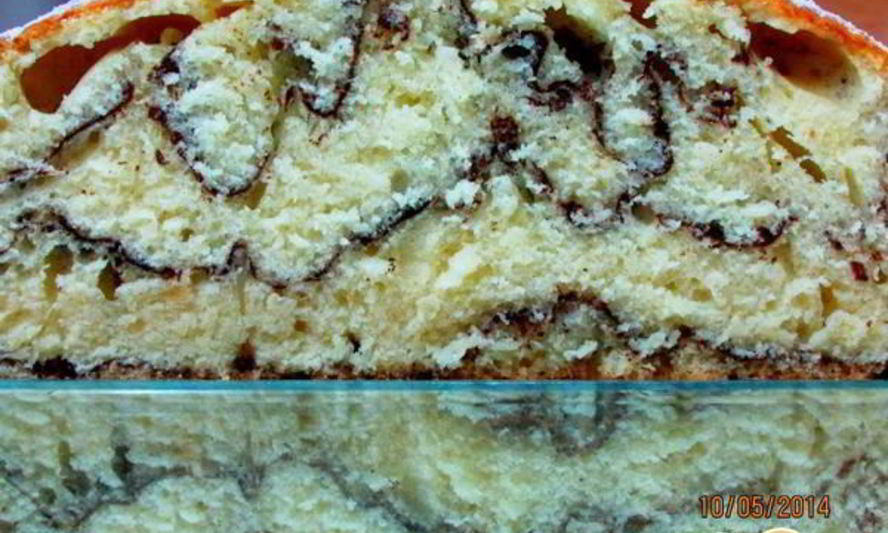 Рецепт лимонадного кекса мраморного