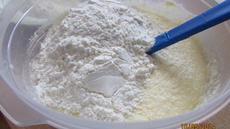 лимонадный кекс мраморный