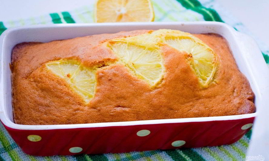 Рецепт лимонного кекса простого
