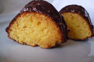 Лимонный кекс с кукурузной мукой