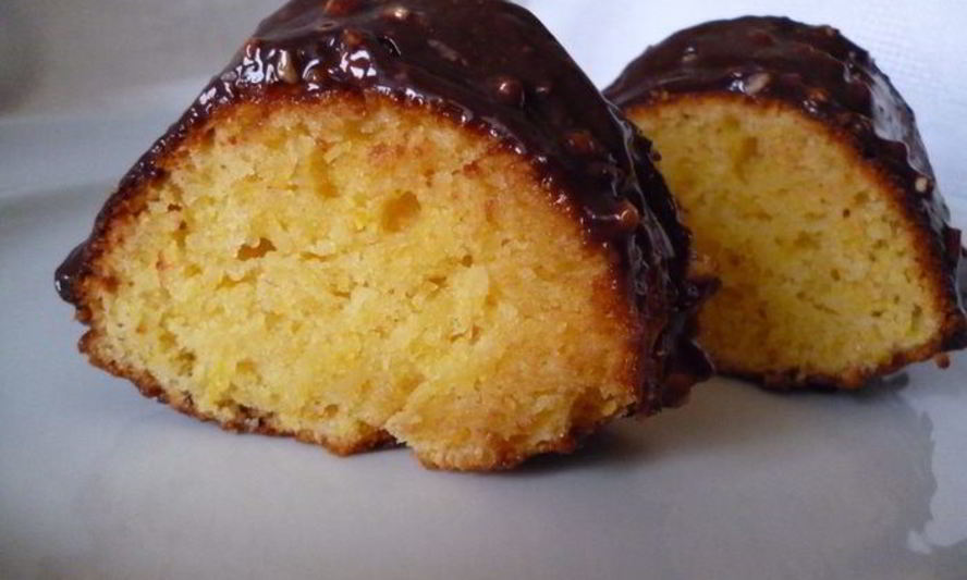 Рецепт лимонного кекса с кукурузной мукой