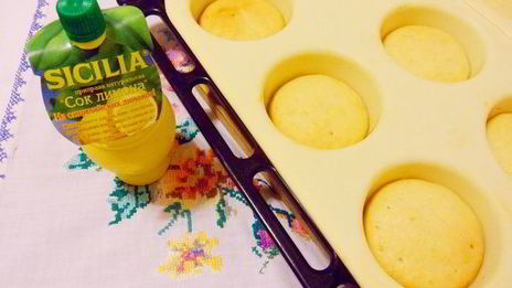 лимонные кексы с цукини