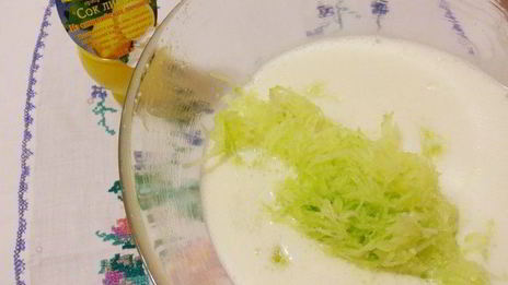 лимонные кексы с цукини