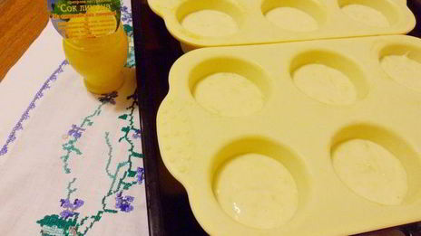 лимонные кексы с цукини