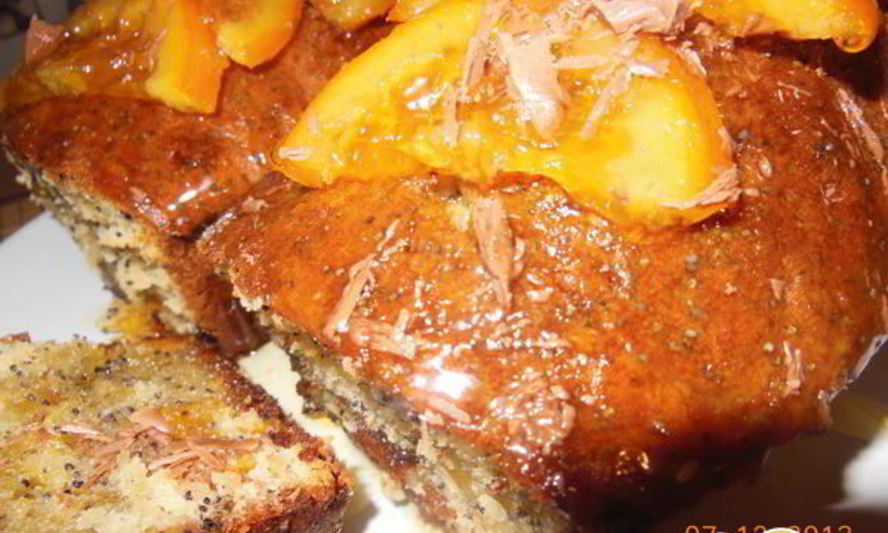 Рецепт макового кекса с мягкими карамельными апельсинами