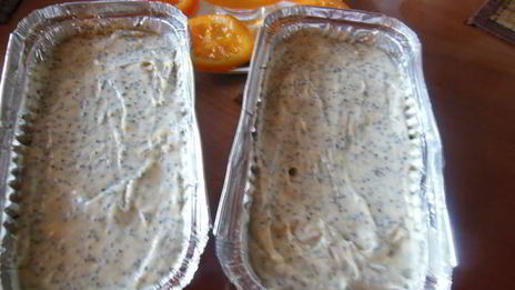 маковый кекс с мягкими карамельными апельсинами