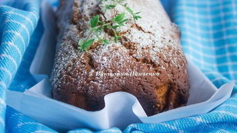 медовый кекс с лаймом и тимьяном