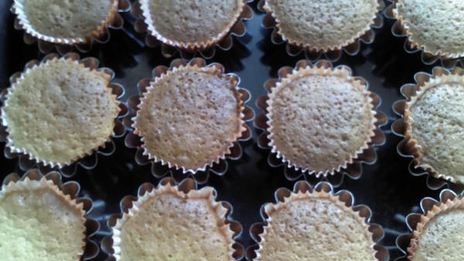 медовые кексы с белковым кремом