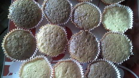 медовые кексы с белковым кремом