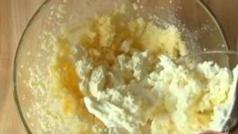 нежный кекс с творогом