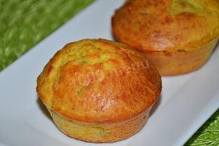 Овощные кексы с сыром