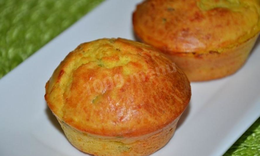 Рецепт овощных кексов с сыром