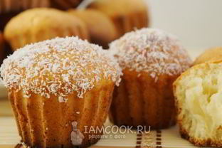 Простые творожные кексы