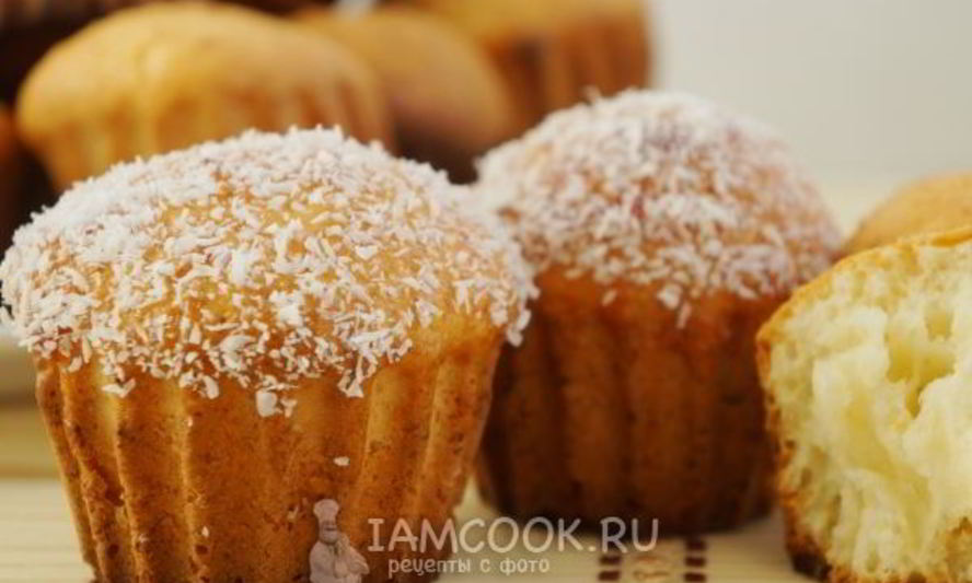 Рецепт простых творожных кексов