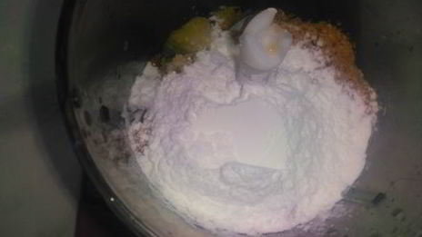 рисовый кекс с лимонной начинкой