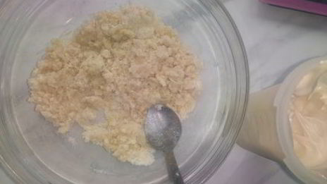 рисовый кекс с лимонной начинкой