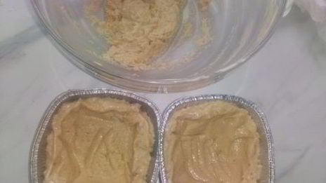 рисовый кекс с лимонной начинкой