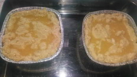 рисовый кекс с лимонной начинкой