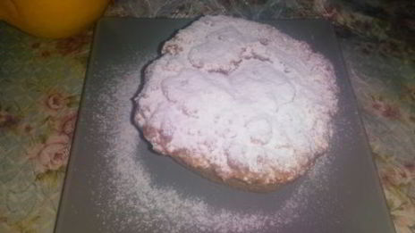 рисовый кекс с лимонной начинкой