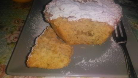 рисовый кекс с лимонной начинкой