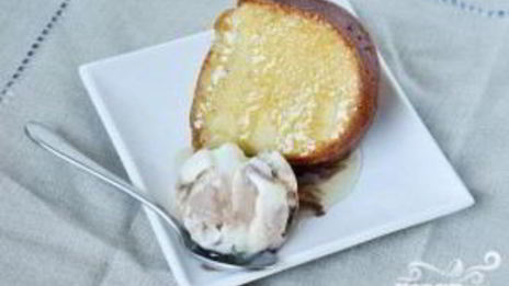 ромовый кекс с глазурью