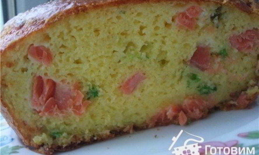 Рецепт рыбного кекса нежного