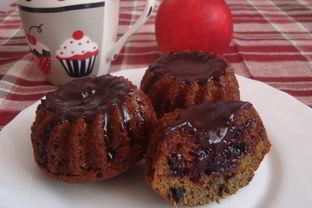 Смородино-вишневые кексы