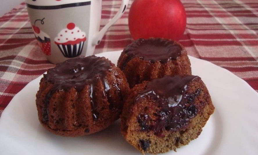 Рецепт смородино-вишневых кексы