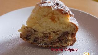 Творожный кекс с курагой