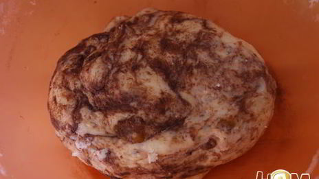 творожный кекс с курагой