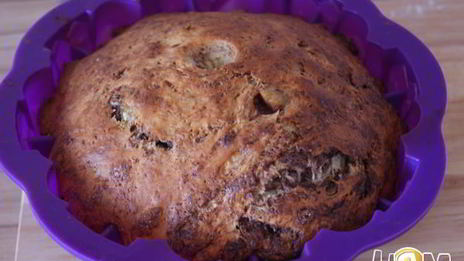 творожный кекс с курагой