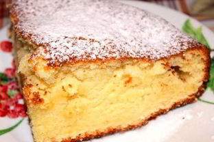 Творожный кекс воздушный
