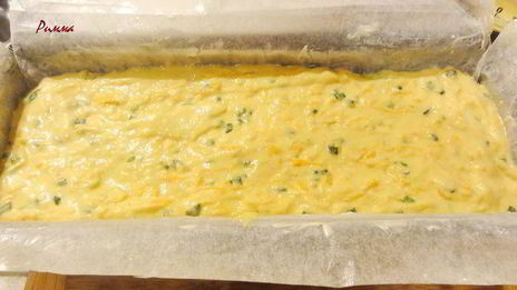 тыквенный закусочный кекс с зеленым луком