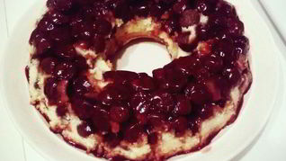 Вишневый кекс без яиц